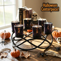 Halloween Decorations for Indoor Gothic Table Centerpieces, Black | Spooky Witch