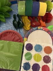 *Bulk* Party Decorations “Paint Splatter” Theme! 36plus Items