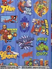 Marvel Super Heros Birthday Party Supplies Tattoos, Stickers, Play Packs, Cards