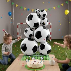 2 Pcs Extra-Large Standing Football Party Balloons, Soccer Balloons，Rugby Par…