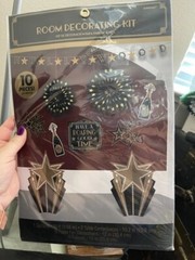 HOLLYWOOD Glitz and Glam ROOM DECORATING KIT (10pc) ~Birthday Party Decorations