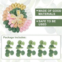 166Pcs Sage Green Blush Peach White Gold Balloon Garland Arch Kit