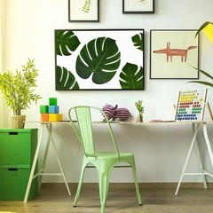 60Pcs Tropical Party Decorations Supplies Tropical Palm Leaves Hibiscus Flowe…