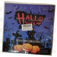 81 PCS 3D Halloween Bat Wall Decals – Waterproof PVC Indoor Outdoor Decor