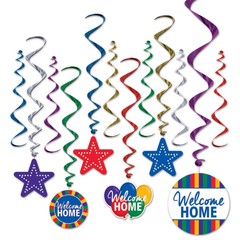 Beistle Welcome Home Whirls – General Occasion | Party Supply | Decoration