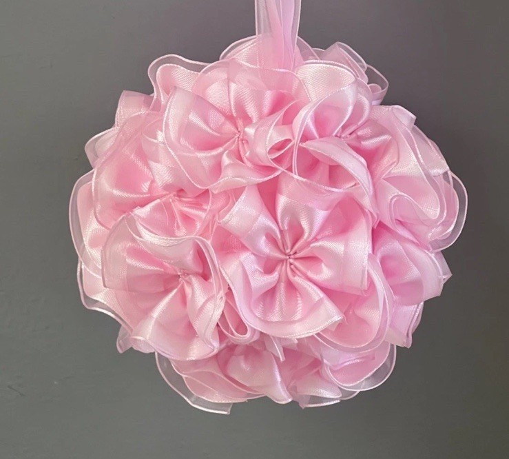 Small artificial Flower Pomander Ball – Wedding, Party and Home Decor