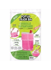 Flings Pop-Up Trash Bin- 13 Gallons | Bright Pink | 1 Pc.