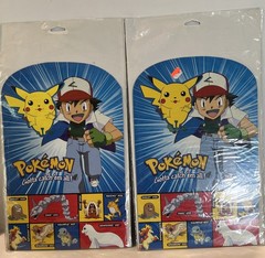 2 VTG 1999 POKÉMON Nintendo party Decoration Stand Up Centerpiece 8″x12.5″ Table
