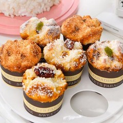 6 Pack Realistic Fake Artificial Cake Simulation Cupcakes Food Display Props