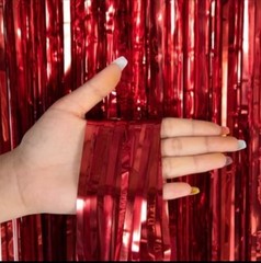Foil Fringe Tinsel Shimmer Curtain Door Wedding Birthday Party Baby Shower