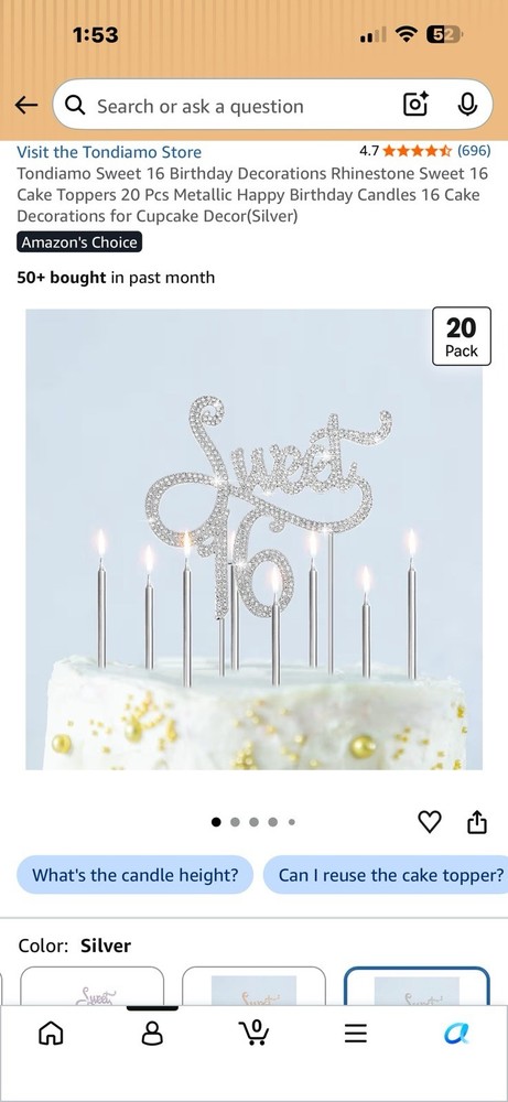Bundle Sweet 16 party decor used .