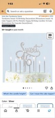 Bundle Sweet 16 party decor used .