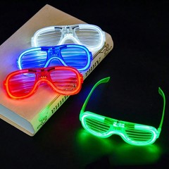 LED Light Up Party Glasses Bulk 12 or 25 Pack 5 Colors Neon Wedding Favors