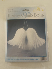 9 Lot Bridal Shower Wedding Decor Paper Banner Honeycomb White Bell Dove Garland