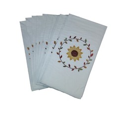 Sunflower Party Plates Platters Napkins Service for 14 Thanksgiving Fall Party