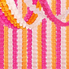 Hot-Pink Burnt-Orange Fall Party-Decorations – 12pcs Streamers-Garland Birthd…