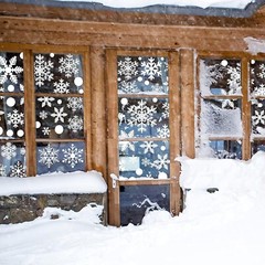 321pcs Christmas Window Clings for Glass Windows 9sheets Snowflake