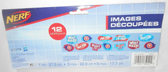 NERF Party! 1 Banner Kit, 2 pkg. 12 CUTOUTS, 3 pkg. 12 SPIRAL DECORATIONS NIP