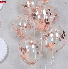 85th Birthday Complete Rose Gold & Silver Balloon Party Decoration Supplies