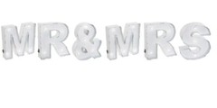 Mr & Mrs Wedding LED Light – Wall Mounted – NEW Decoration