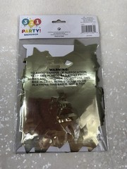 321 Party Gold Star Wall Backdrop 4ft x 5ft Photo Booth Decor Set If 10 Packs