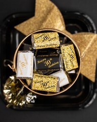 30th Birthday Miniatures Candy Bar Wrapper (CANDY NOT INCLUDED)