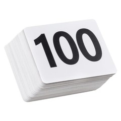 Double Sided Numbered Seats Cards for Weddings and Event Portable Place Card