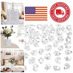 Fake Ice Rocks 150 Pieces Irregular Shape Acrylic for Stylish Table Arrangements