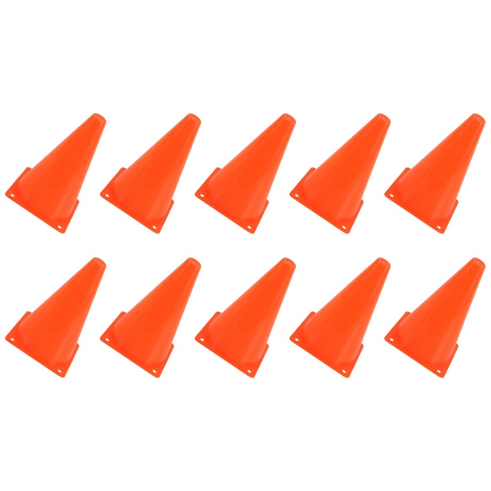 10 Pcs Traffic Cones – 7 Inch of Multipurpose Construction Theme Party8601