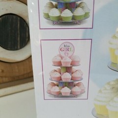 Wilton Baby Shower Cupcake Stand for Boy or Girl New.