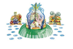 Nickelodeon 3 Piece SpongeBob Birthday Celebration Table Decorating Kit NEW