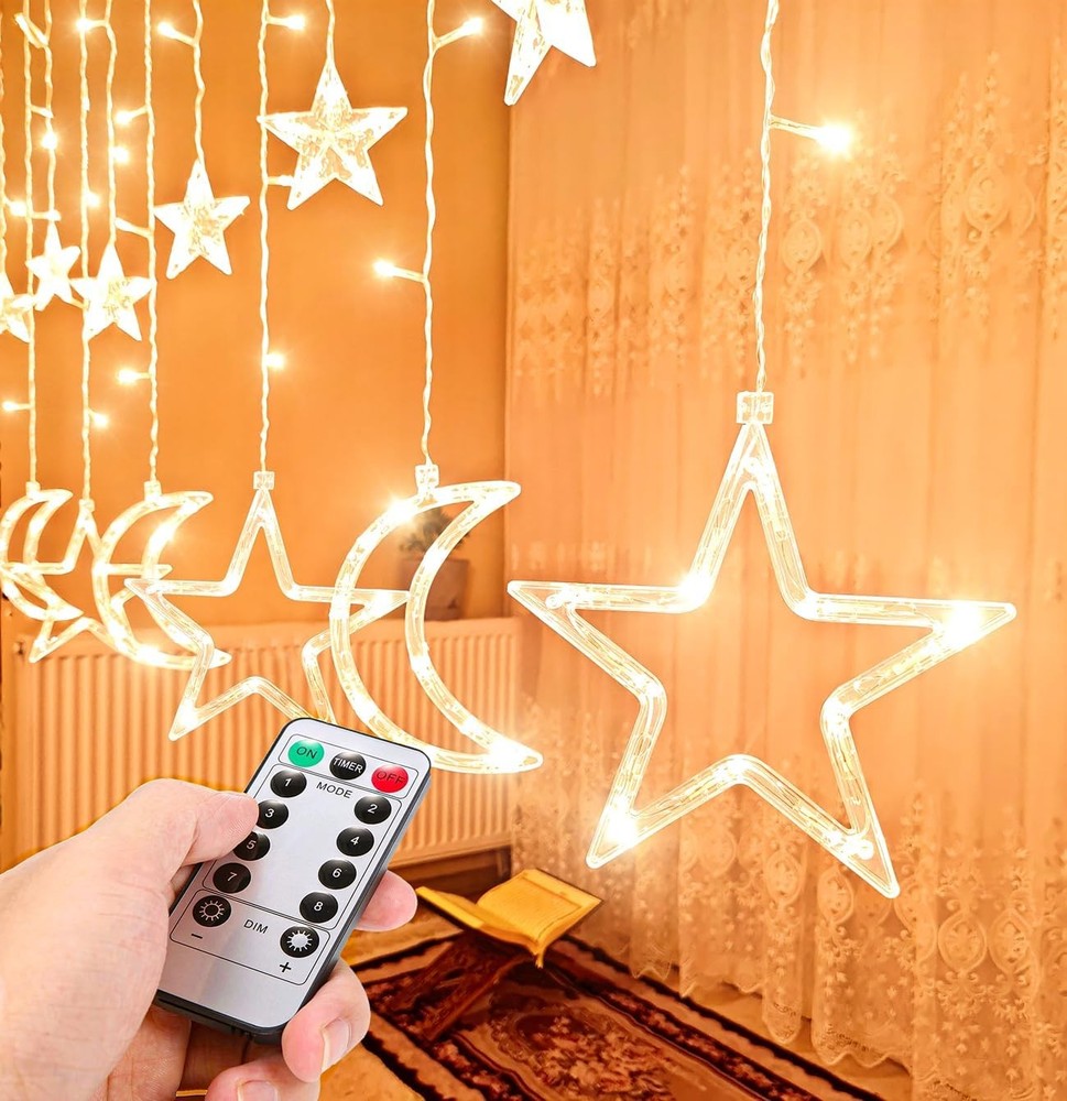 OLEEK Ramadan String Lights | LED Ramadan Home Decorations 2026 | Eid Decor Gift