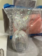NEW Debi Lilly Design 3’ Light Pink & Silver Baby Shower Hospital Balloon Kit