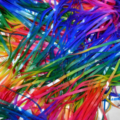 Tinsel Foil Curtains – 2 Pack Colorful Party Streamers Fringe Backdrop for Gradu