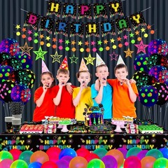 241 Pieces Glow In The Dark Sticks Party Supplies For Birthday Kids Adults Bulk