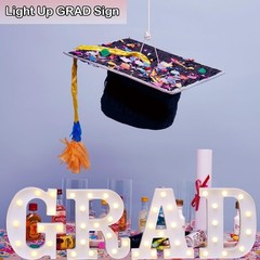 Class of 2026 Graduation Decorations – LED Light Up Letters