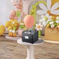 Inflator Digital Timer Balloon Inflator Machine, Portable Balloon Pump Profes…