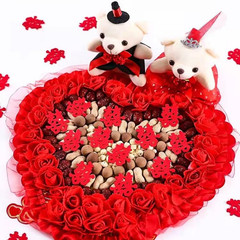 120Pcs Double Happiness Confetti – Traditional Chinese Red Paper Cutting Wedding