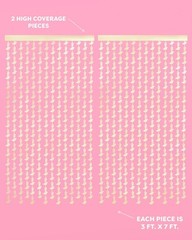 Gold Foil Boot Party Curtains Set of 2 Western Birthday Bachelorette Decor