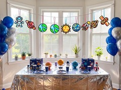 48PCS Solar System Space Paper Suncatchers DIY Project Kits, Back to School W…
