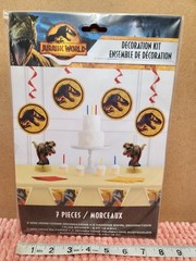 Jurassic World Decoration Kit Jurassic Park 7 Pc Birthday Party Decoration Kit