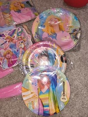 Retro Taylor Swift Birthday Party Plates & Tableware Set