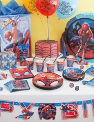 Spiderman Party Supplies – Build Your Own Bundle | Tableware, Decor, Favors, Etc