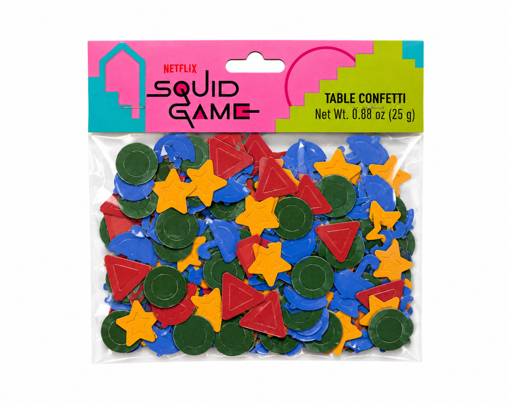 Netflix Squid Game Table Confetti Party Decorations 25g Dalgona Shapes NEW