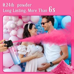 Gender Reveal Fire Extinguisher 2 Packs, Gender Reveal Smoker Bomb, Baby Girl Re