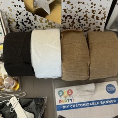 *Bulk* Congratulations Black, White And Gold Party Decorations 25+items