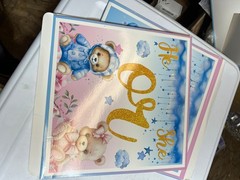 Bear Gender Reveal Balloon Boxes Decorations – 1ooPcs Pink Blue Balloons + MORE