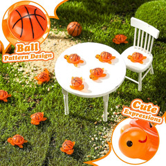 Mini Resin Basketball Turtles – 10 Pcs Sports Gifts for Fans & Players