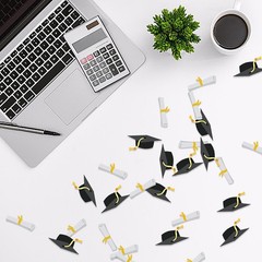 100 PCS 2026 Graduation Confetti Congrats Graduate Table Party Decorations