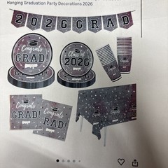 2026 Complete Graduation Kit For 25 Guests Maroon And Gold